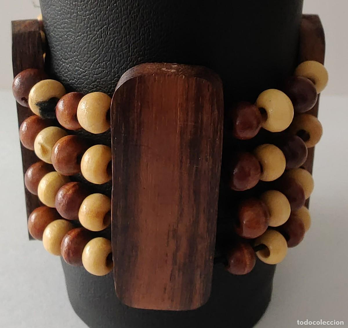 Vintage: Pulsera de Madera. Vintage - Foto 5