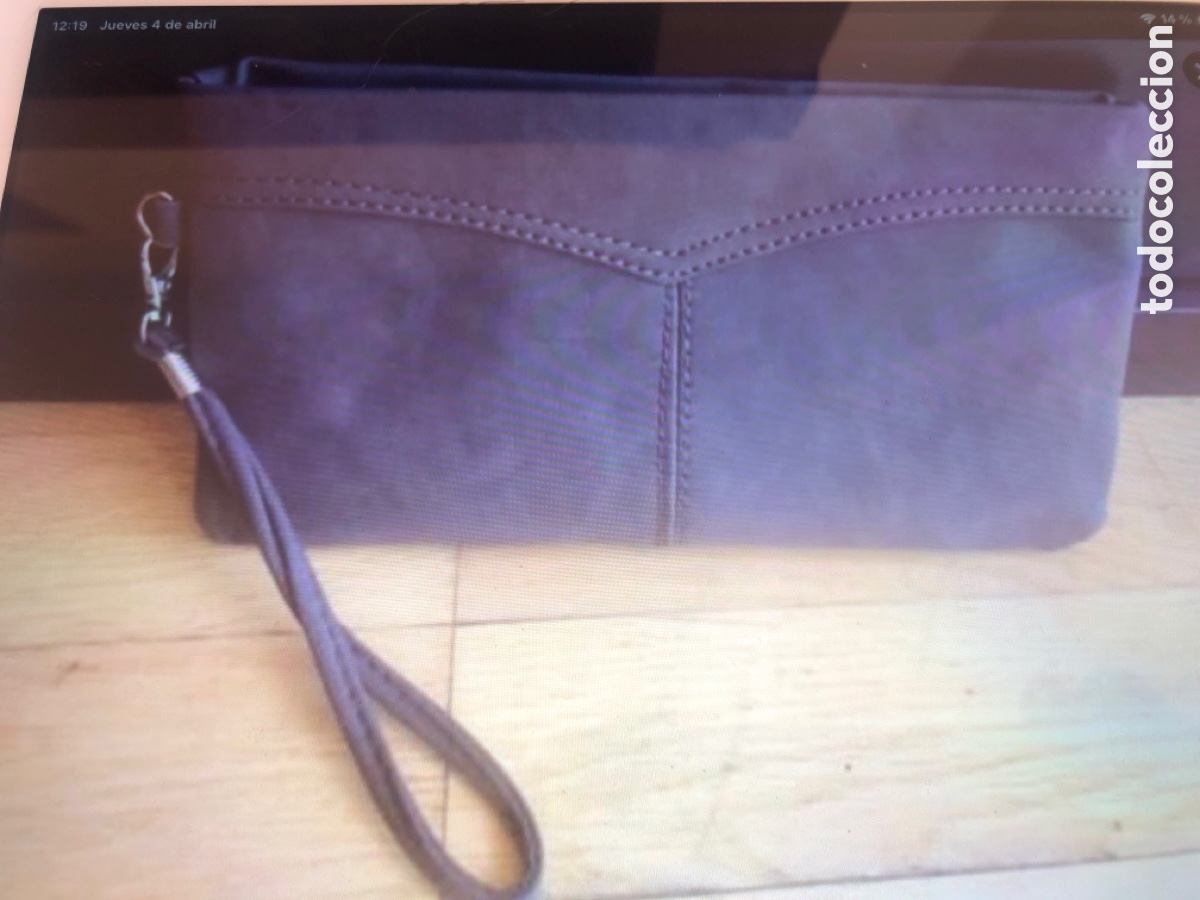 Vintage: Bolso de mano marr&oacute;n. ASM - Foto 1