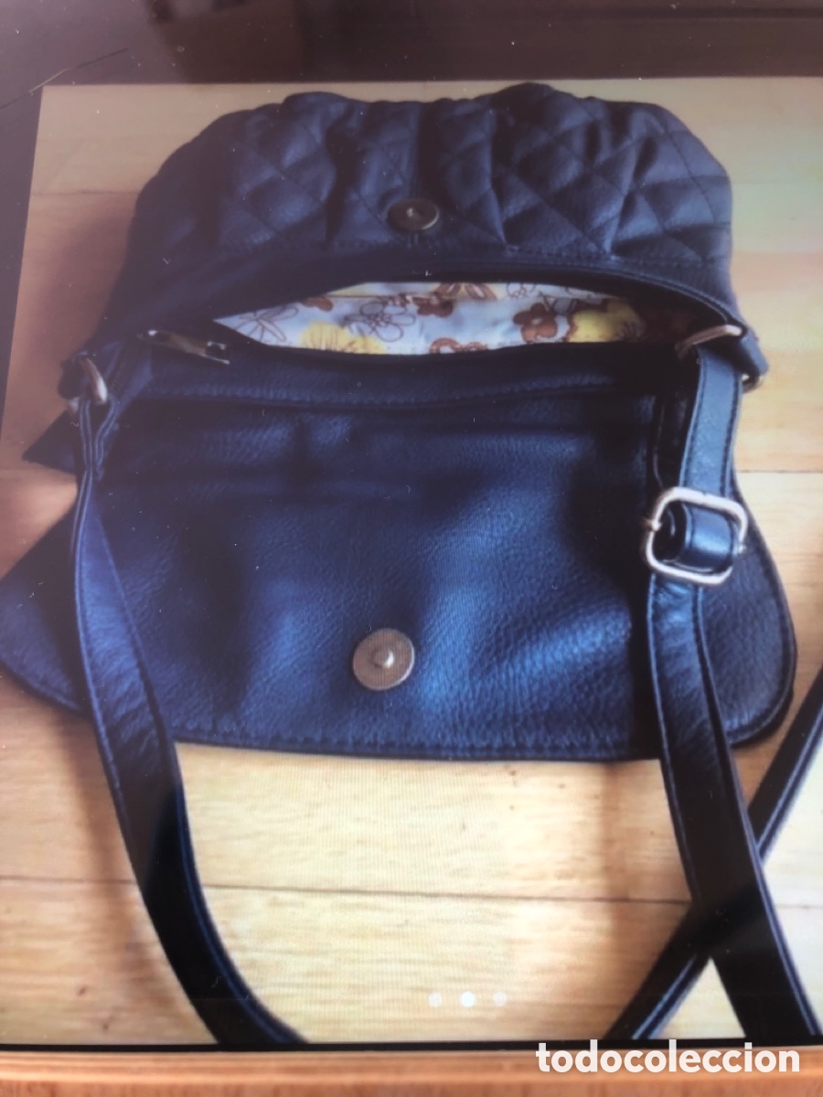 Vintage: Bolso azul solapa. ASM. - Foto 2