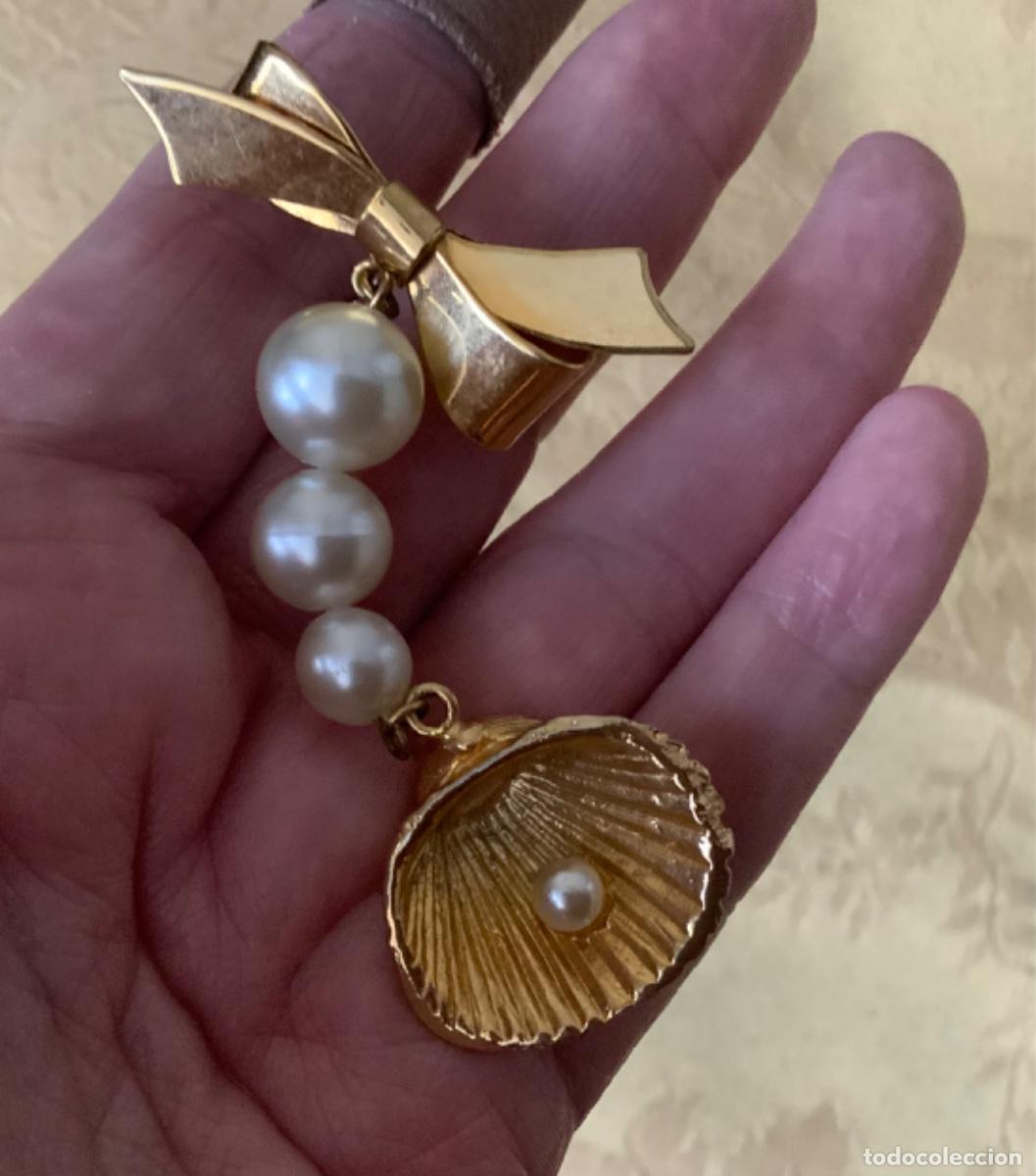 Vintage: BROCHE VINTAGE CONCHA CON PERLA - Foto 4