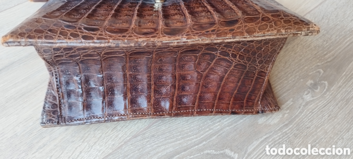 Vintage: Bolso de piel de mano - Foto 5