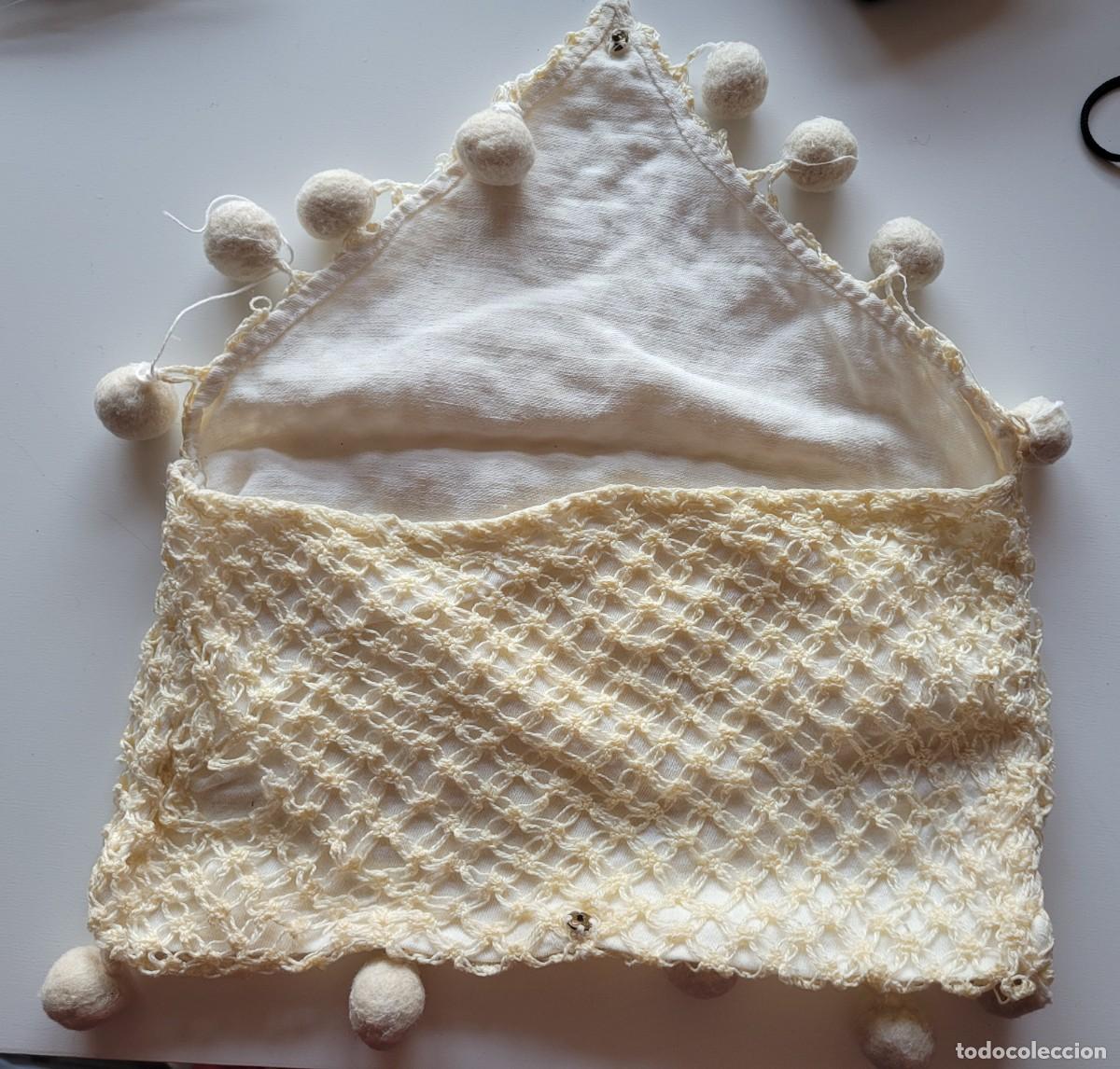 Vintage: BOLSITA DE ENCAJE CON BORLAS Y BROCHE - Foto 2