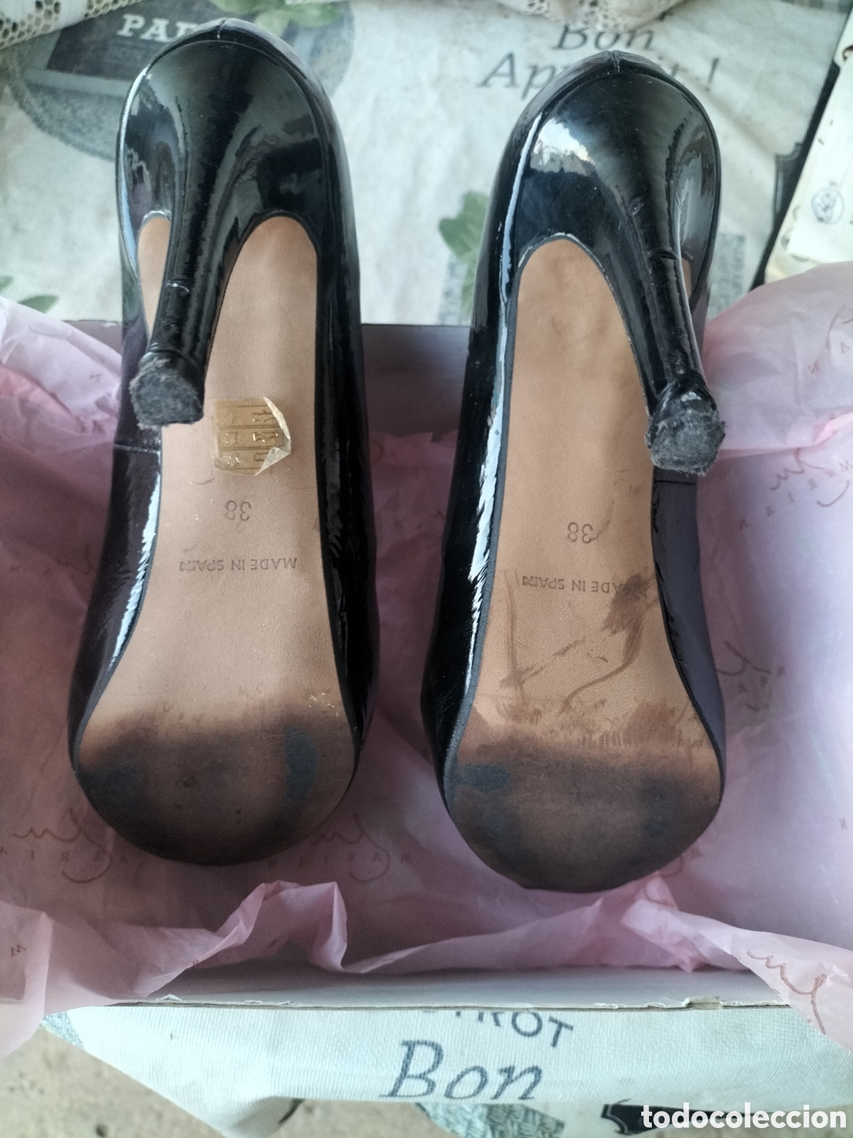 Vintage: Zapatos de charol mujer. - Foto 4