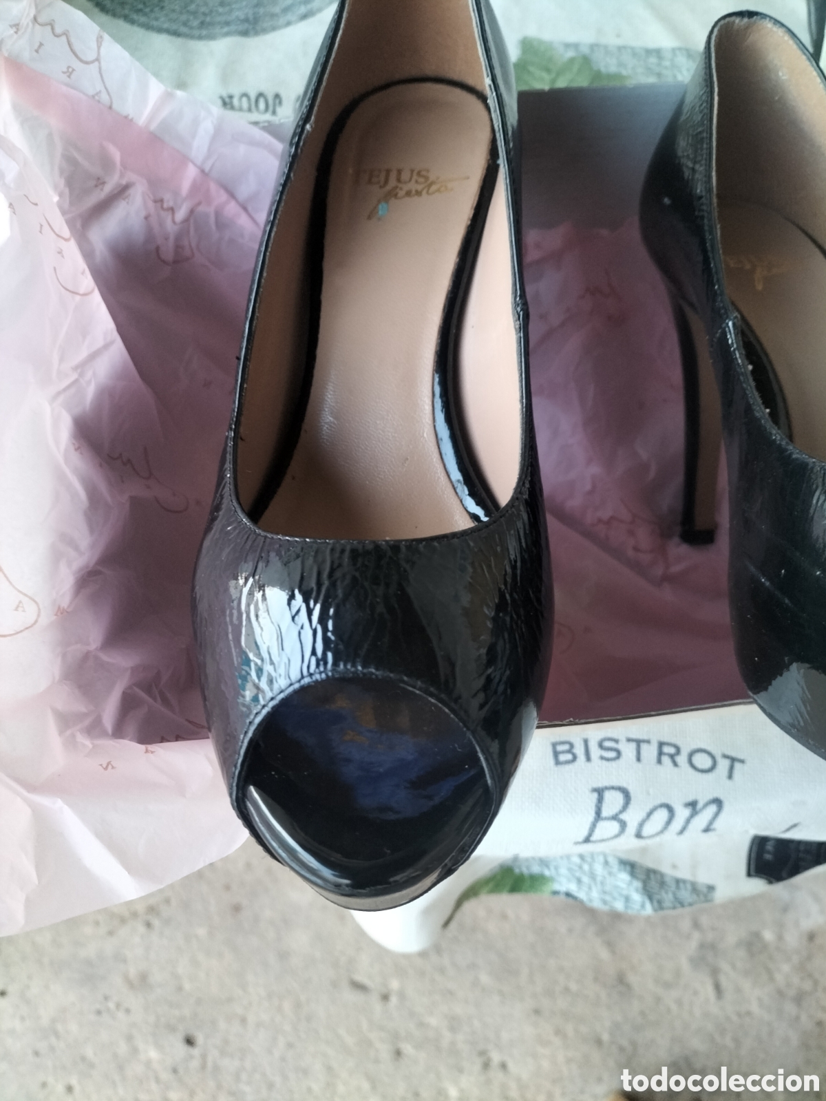 Vintage: Zapatos de charol mujer. - Foto 5