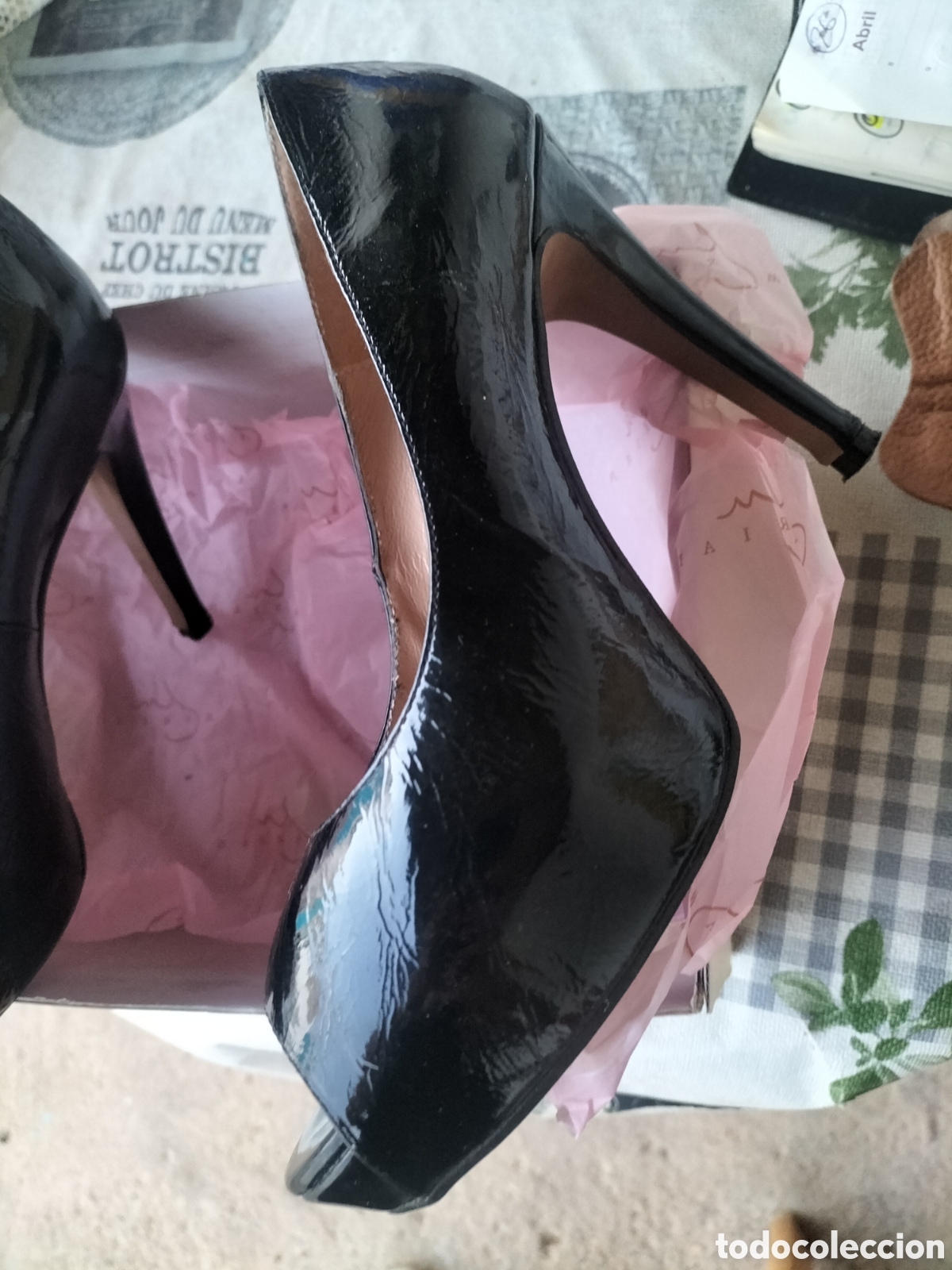 Vintage: Zapatos de charol mujer. - Foto 7