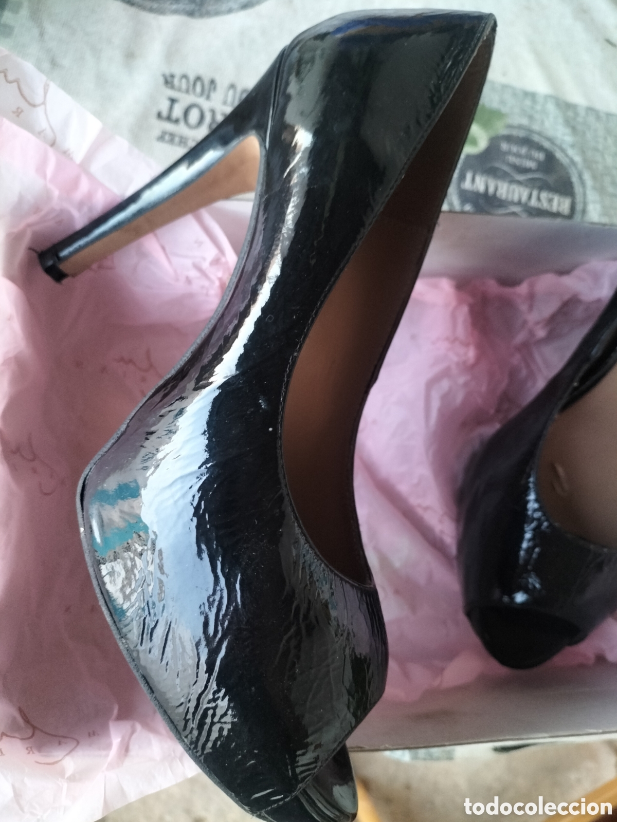 Vintage: Zapatos de charol mujer. - Foto 10