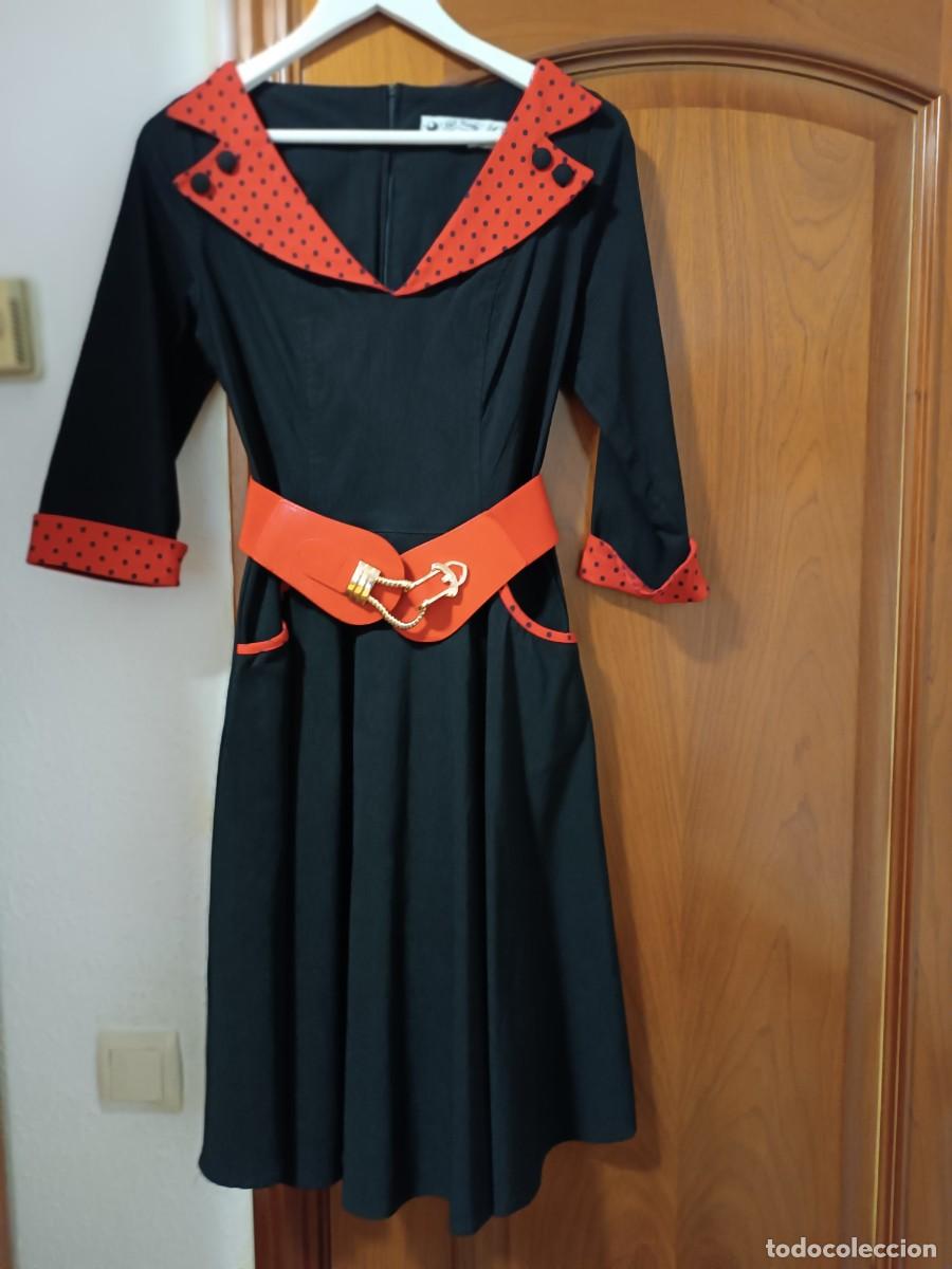 Vintage: ORIGINAL VESTIDO PINUP TALLA 40 - Foto 2