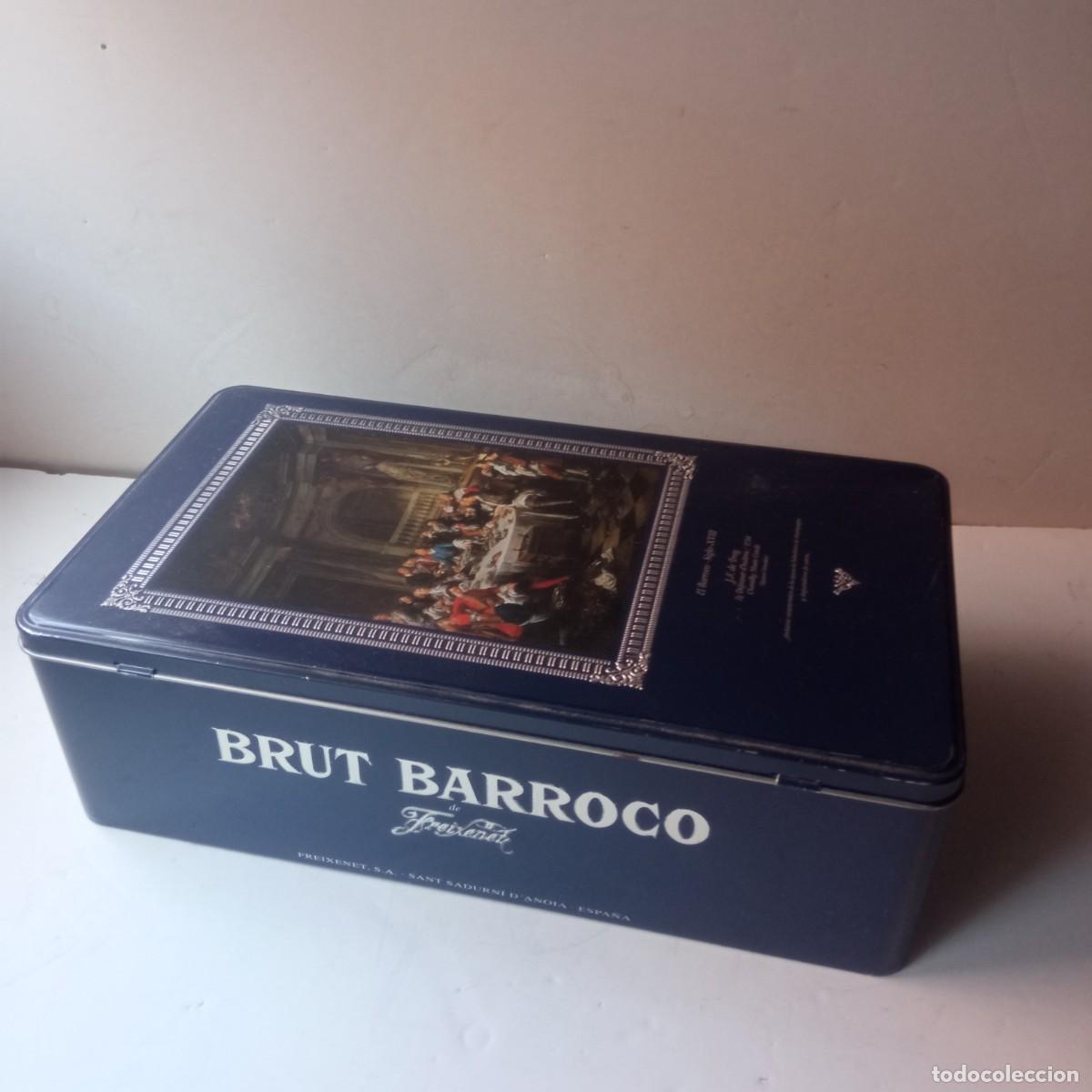 Vintage: Caja de lata FREIXENET brut barroco - Foto 1