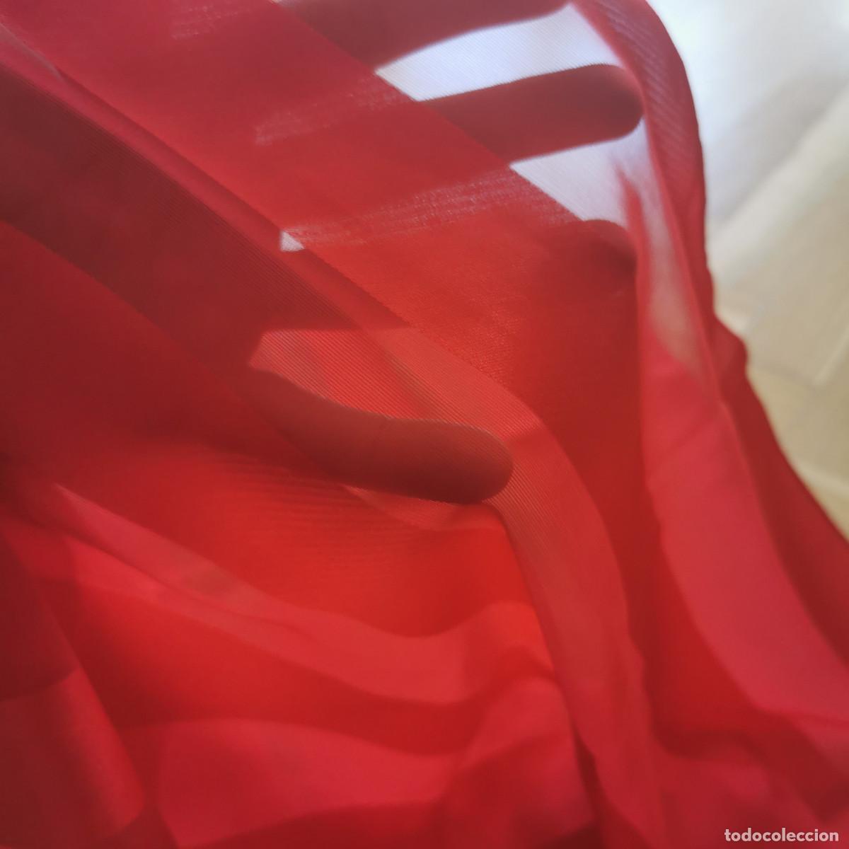 Vintage: PA&Ntilde;UELO DE CUELLO ROJO EN DOS TONOS - Foto 2