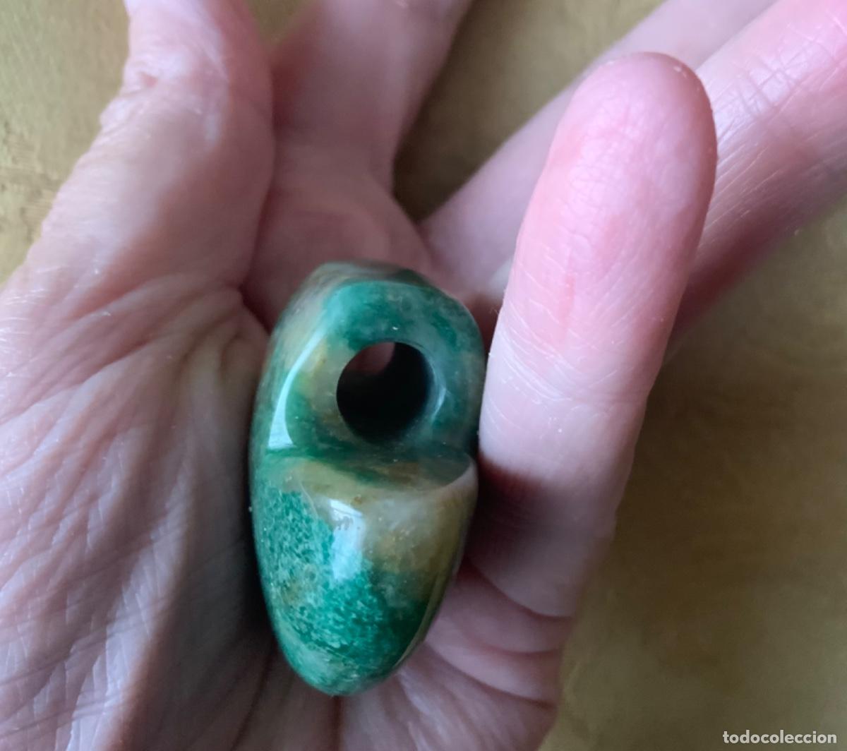 Vintage: COLGANTE DE JADE NATURAL - Foto 3