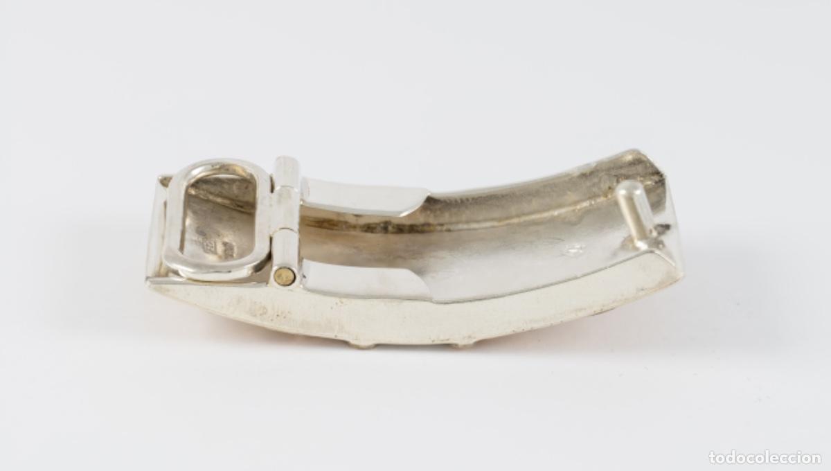 Vintage: Hebilla de cintur&oacute;n en plata 925 Caballo - Foto 9