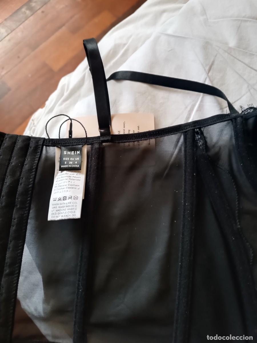 Vintage: Corset negro con lazo en el centro - Foto 6