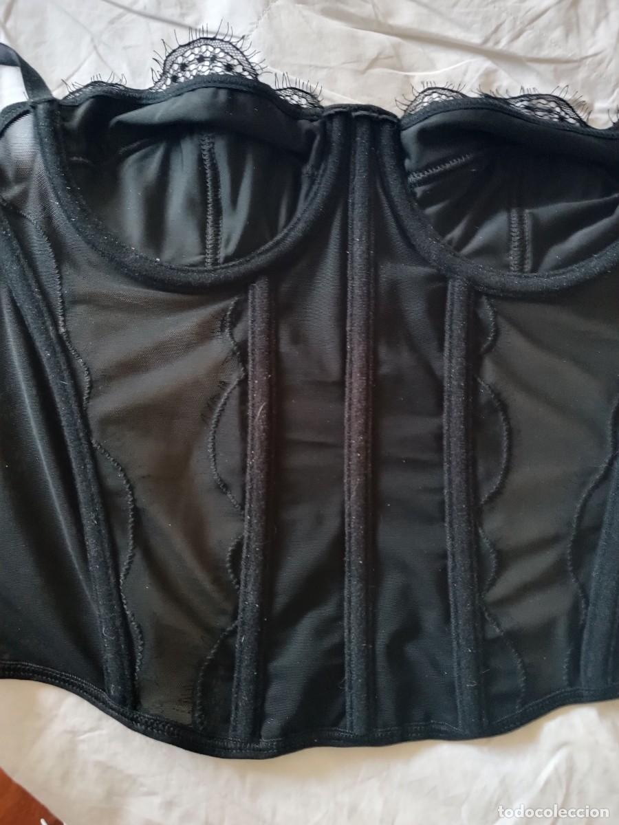 Vintage: Corset negro con lazo en el centro - Foto 7