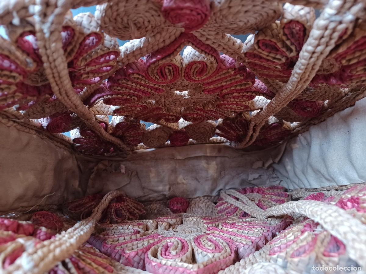 Vintage: Bolso de rafia, a&ntilde;os 80. - Foto 9