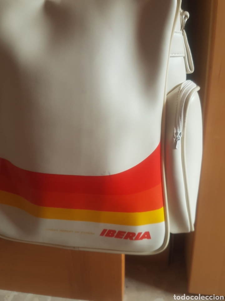 Vintage: Bolso Iberia compa&ntilde;&iacute;a a&eacute;rea - Foto 2