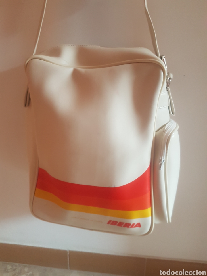 Vintage: Bolso Iberia compa&ntilde;&iacute;a a&eacute;rea - Foto 3