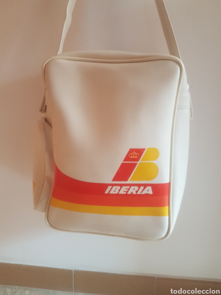 Vintage: Bolso Iberia compa&ntilde;&iacute;a a&eacute;rea - Foto 7