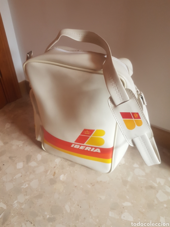 Vintage: Bolso Iberia compa&ntilde;&iacute;a a&eacute;rea - Foto 10