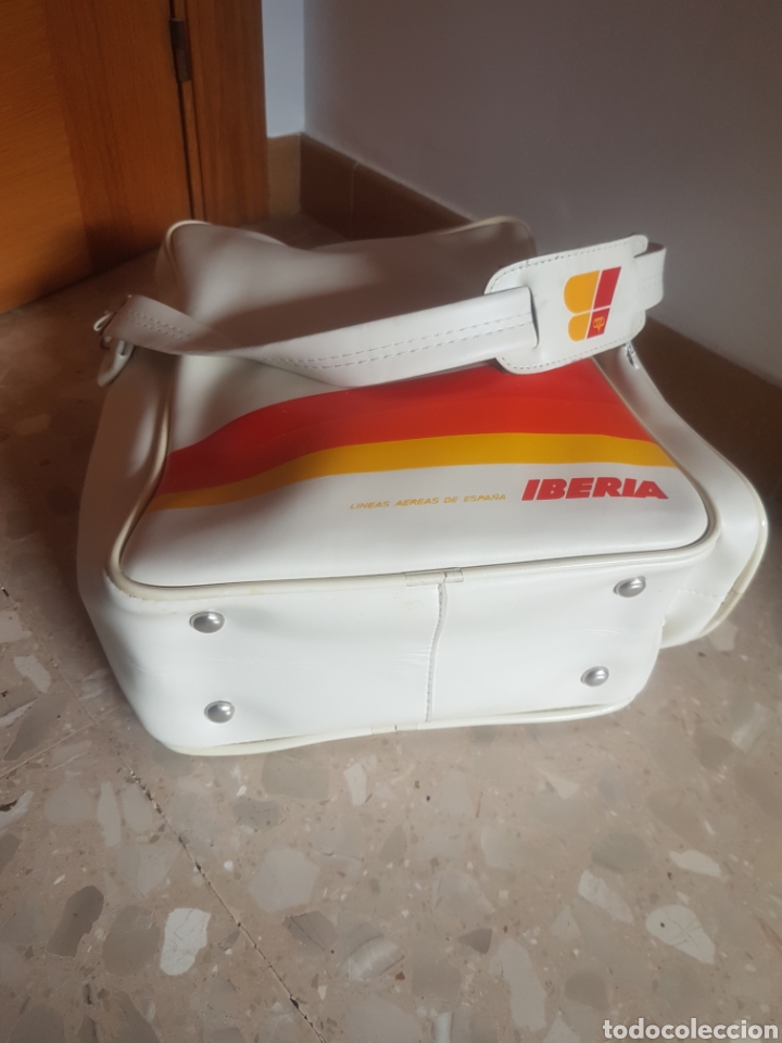 Vintage: Bolso Iberia compa&ntilde;&iacute;a a&eacute;rea - Foto 12