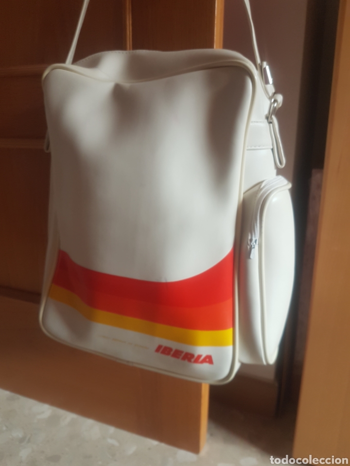 Vintage: Bolso Iberia compa&ntilde;&iacute;a a&eacute;rea - Foto 1