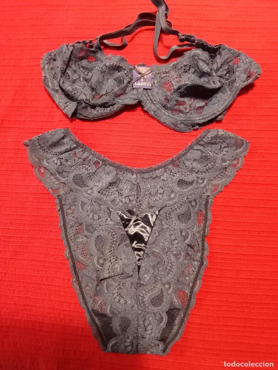 Vintage: Conjunto lencer&iacute;a azul - Foto 1