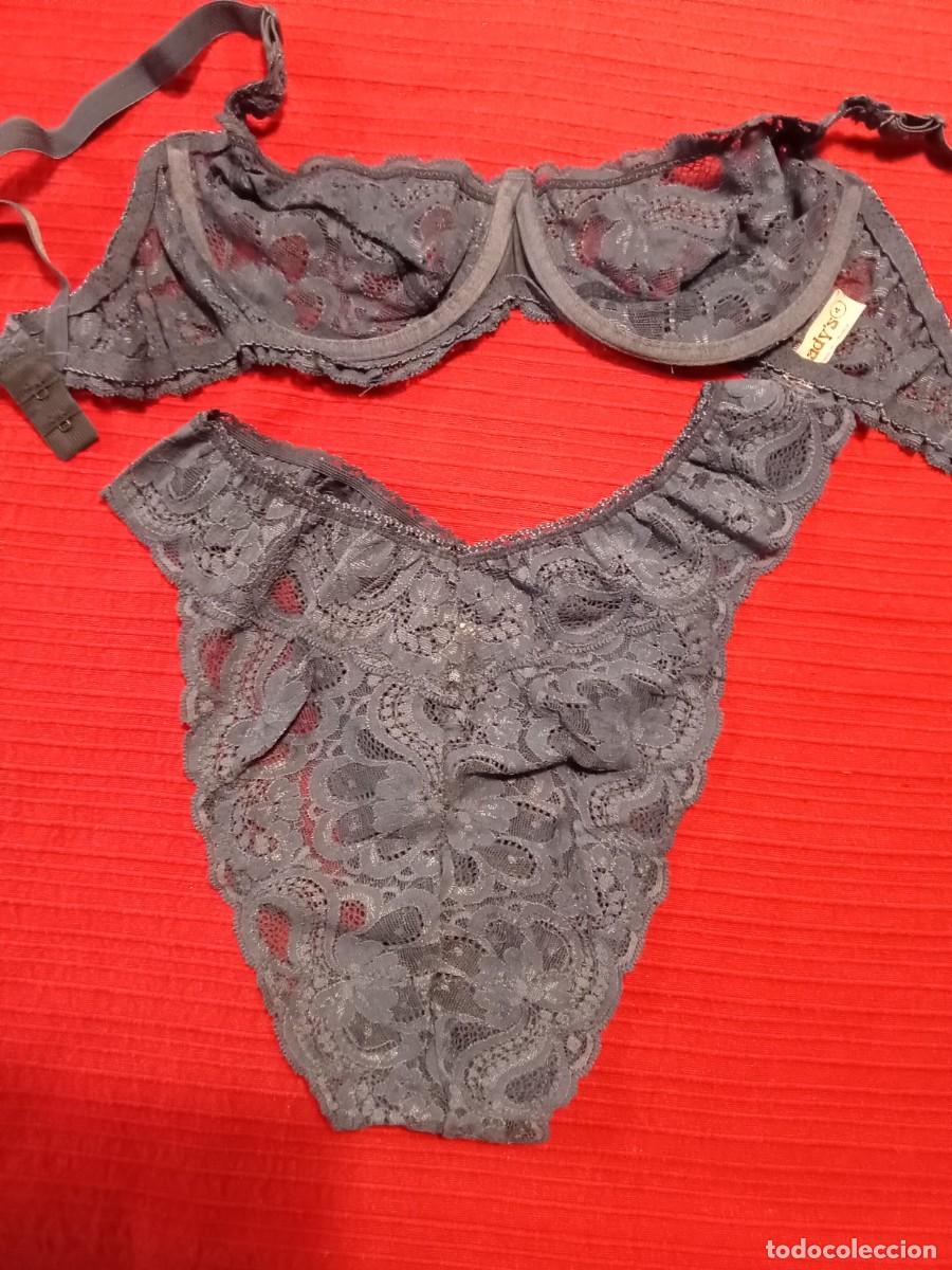 Vintage: Conjunto lencer&iacute;a azul - Foto 2