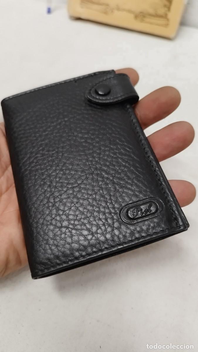 Vintage: Cartera,billetera de piel,nueva en su caja - Foto 3