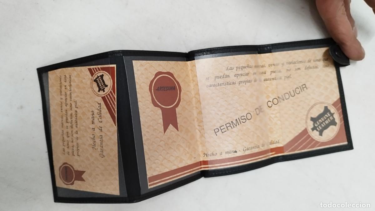 Vintage: Cartera,billetera de piel,nueva en su caja - Foto 7