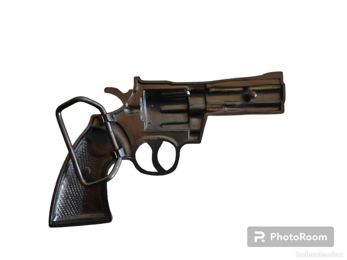 Vintage: Hebilla de cintur&oacute;n Revolver - Foto 3