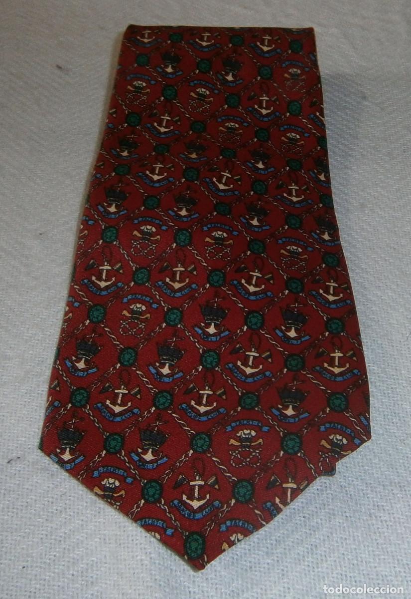 Vintage: corbata dibujos marinos hecha a mano Venus - Foto 1