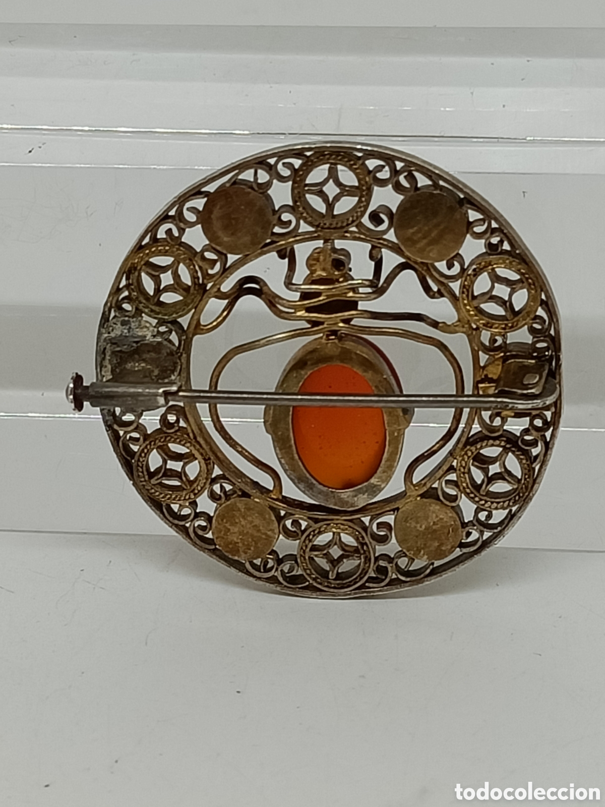 Vintage: Broche de plata y piedras con forma de ara&ntilde;a. - Foto 3