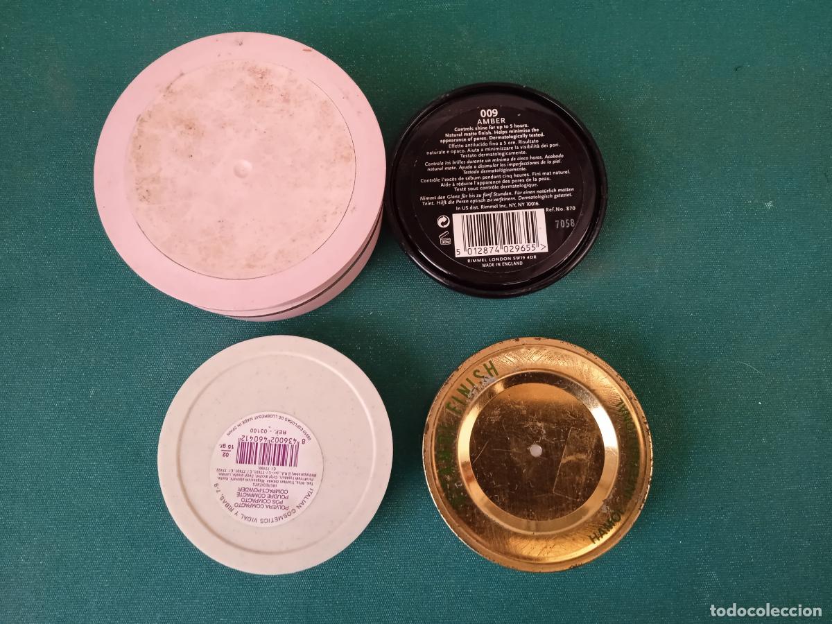 Vintage: MAQUILLAJES - CUATRO POLVERAS CON RIMMEL - Foto 2