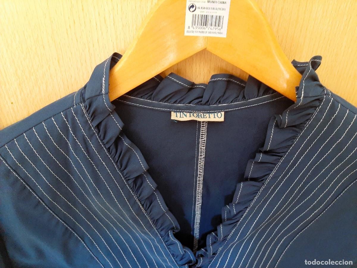 Vintage: CAMISA AZUL DE TINTORETO - Foto 3