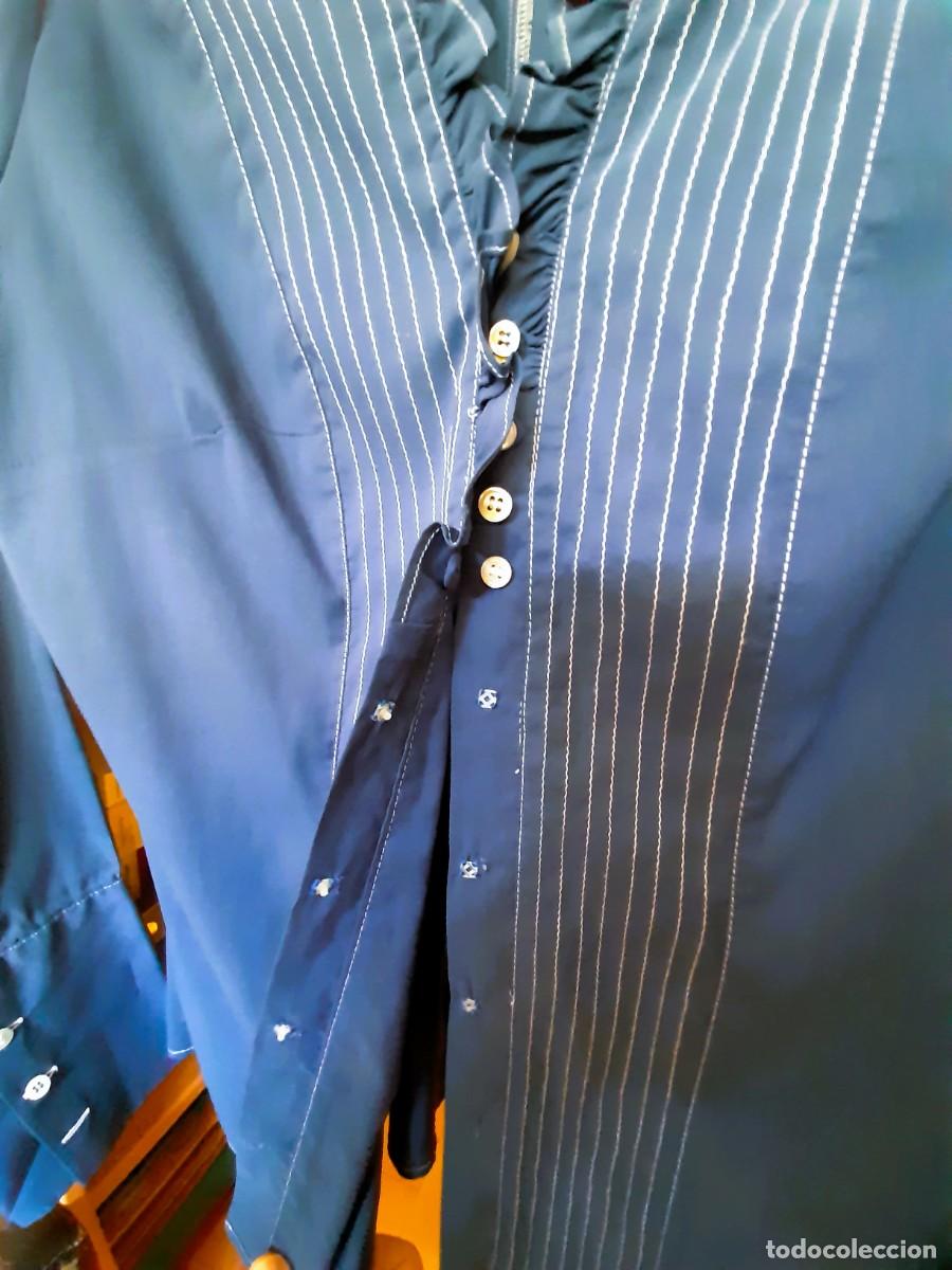 Vintage: CAMISA AZUL DE TINTORETO - Foto 4