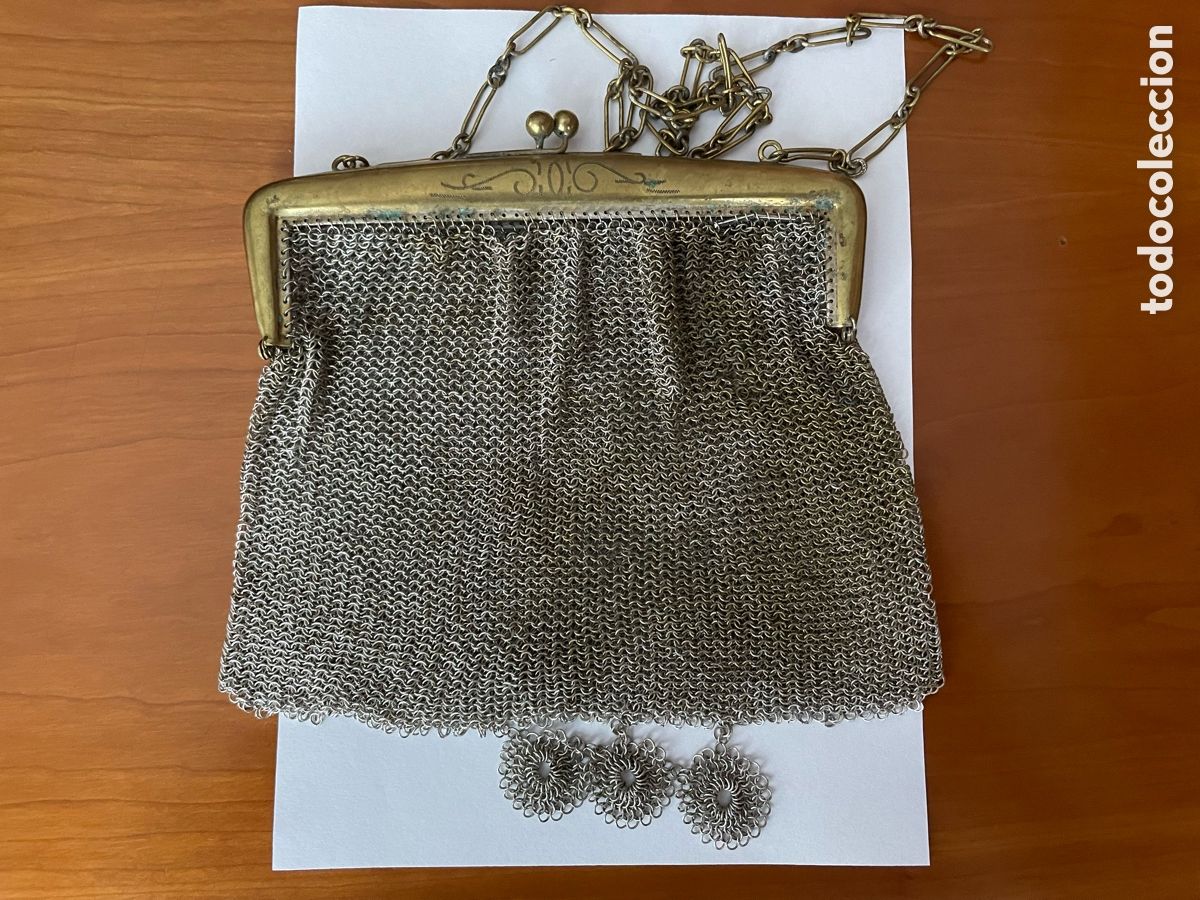 Vintage: bolso de malla - Foto 2
