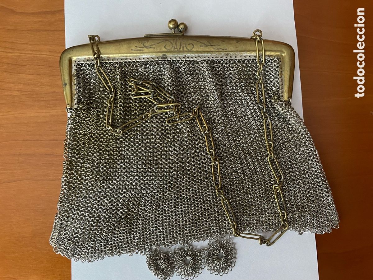 Vintage: bolso de malla - Foto 1