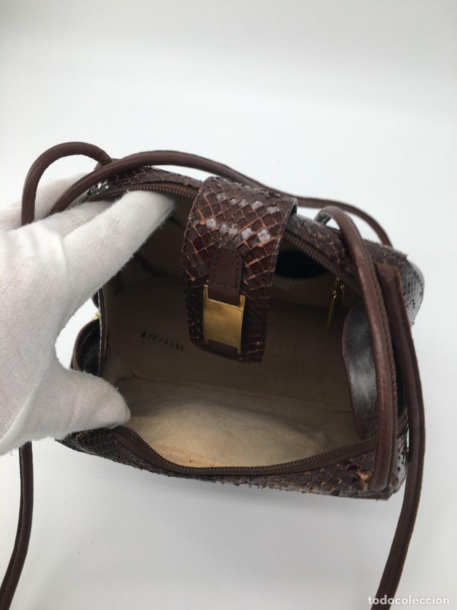 Vintage: BOL-PERDIX bolso en piel serpiente - Foto 13