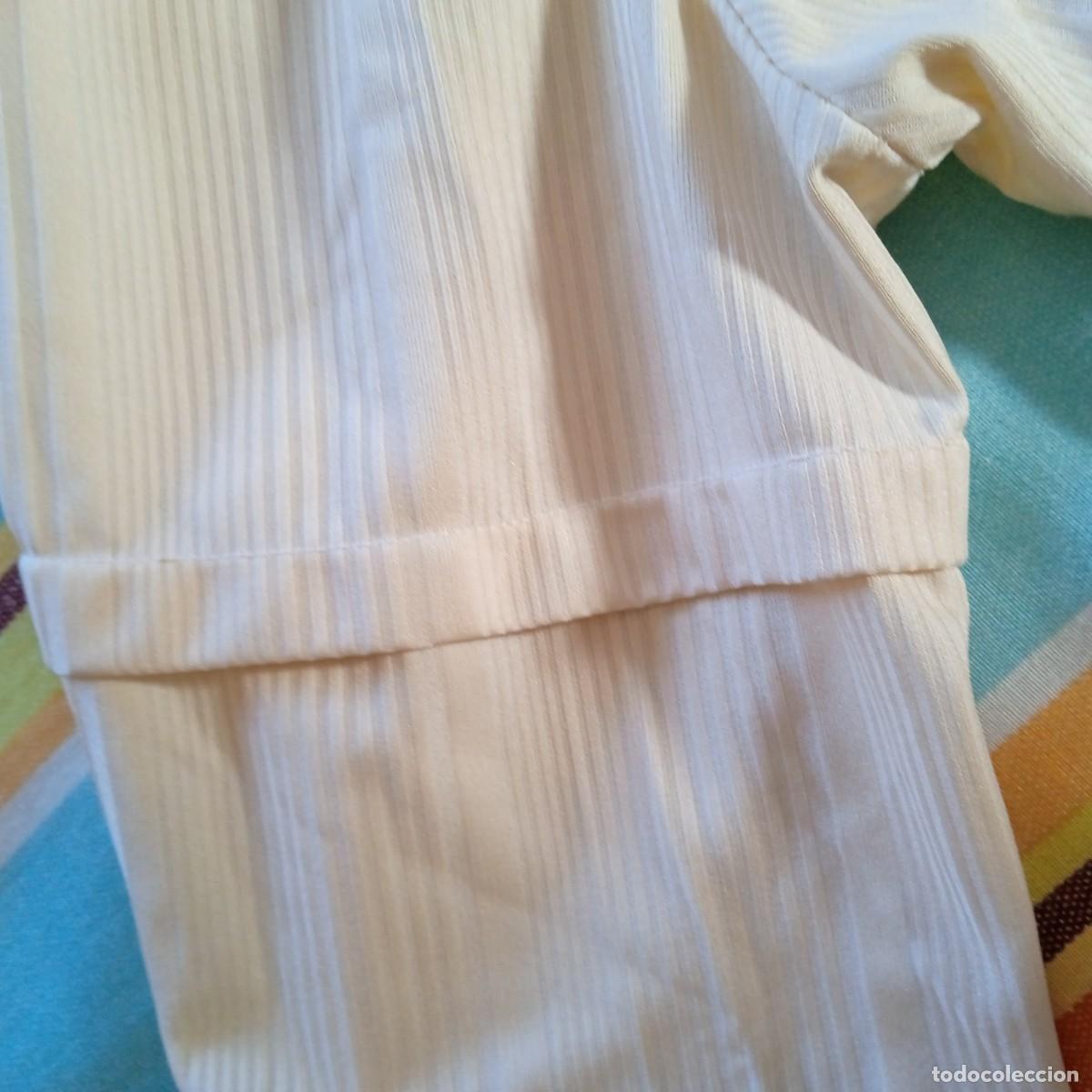 Vintage: CAMISA CON LAZADA DE LOS A&Ntilde;OS 70 - Foto 7