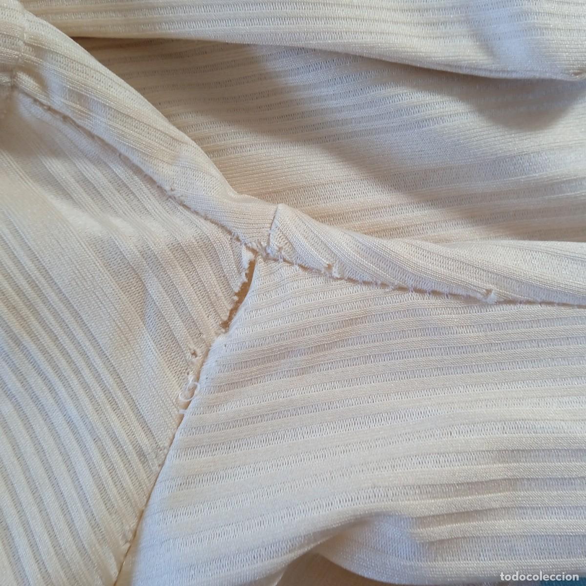 Vintage: CAMISA CON LAZADA DE LOS A&Ntilde;OS 70 - Foto 8
