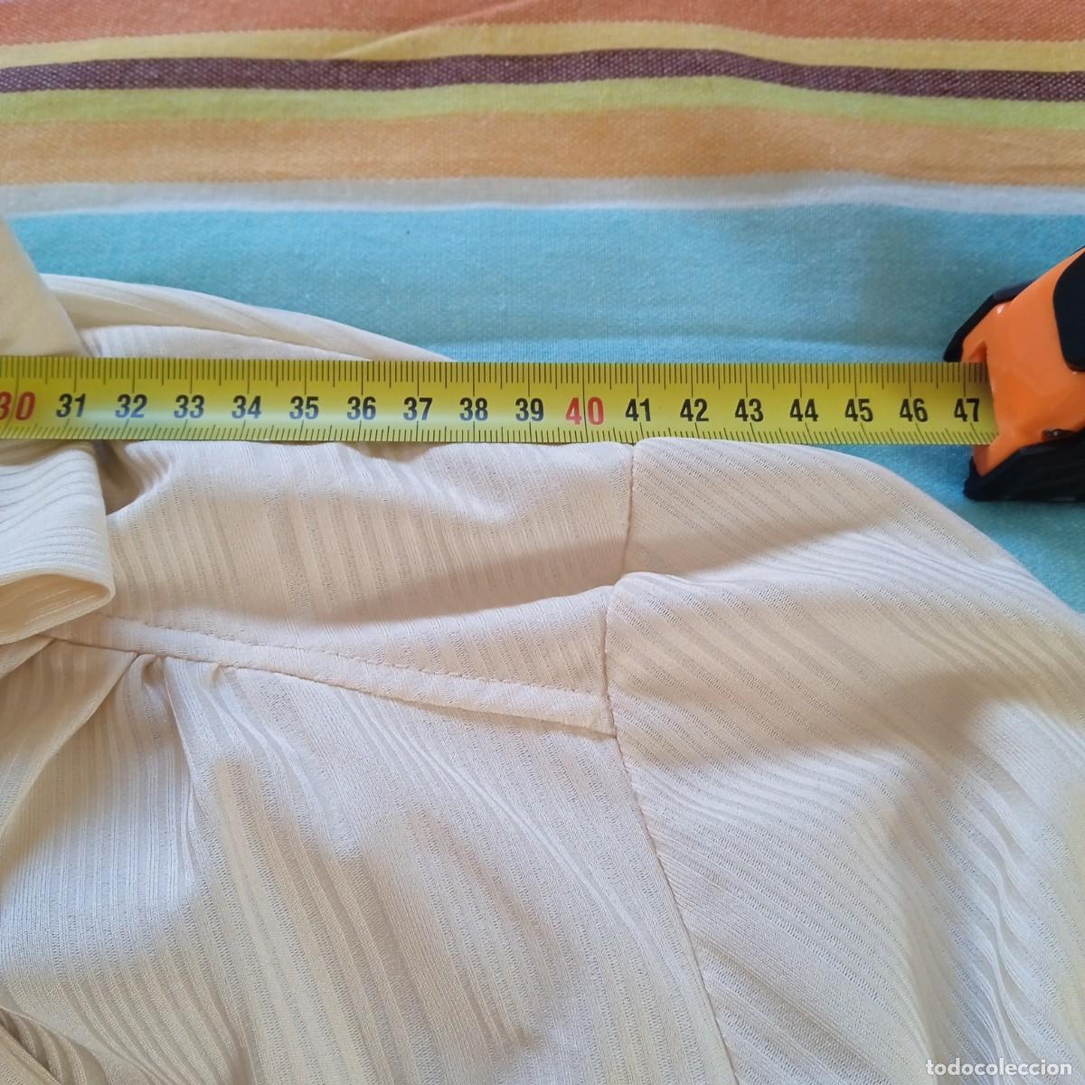 Vintage: CAMISA CON LAZADA DE LOS A&Ntilde;OS 70 - Foto 12