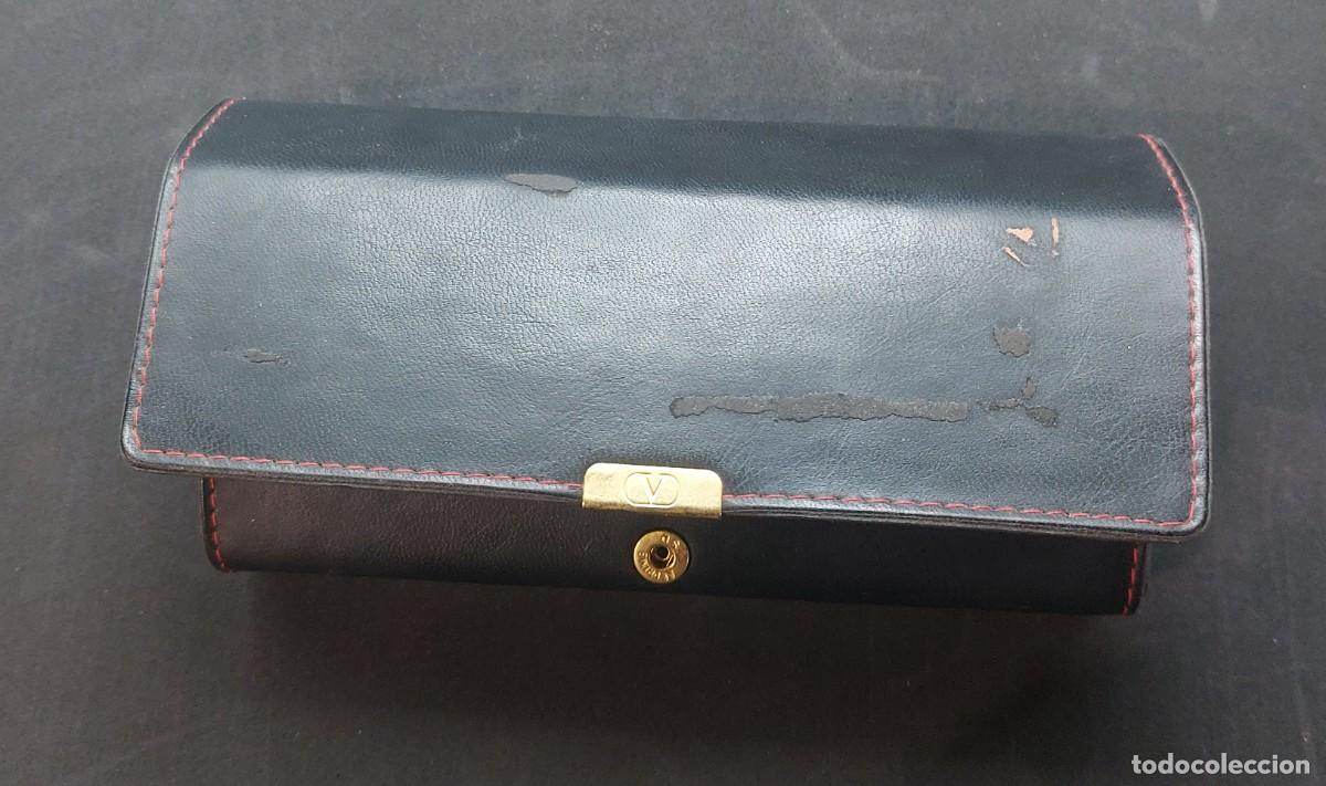 Vintage: ESTUCHE R&Iacute;GIDO DE GAFAS VALENTINO - Foto 2