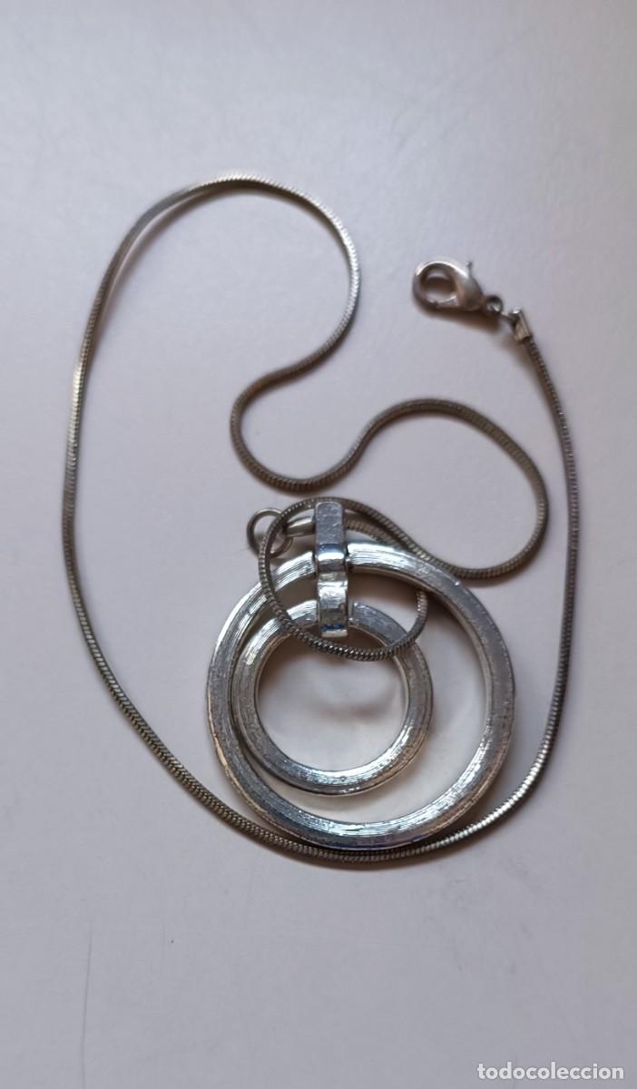 Vintage: Collar colgante doble circular - Foto 1
