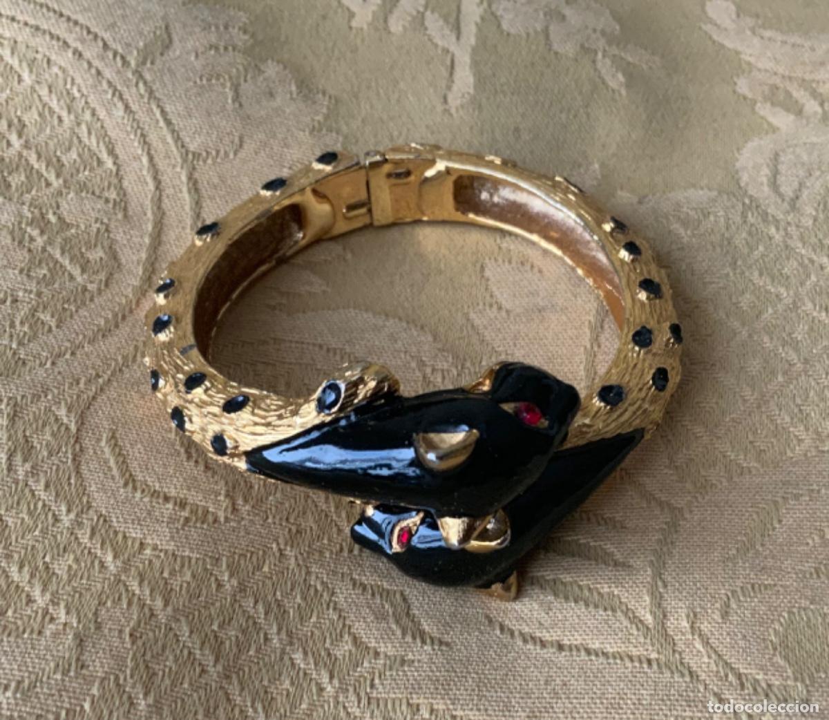 Vintage: PULSERA PANTERAS A&Ntilde;OS 70 - Foto 2