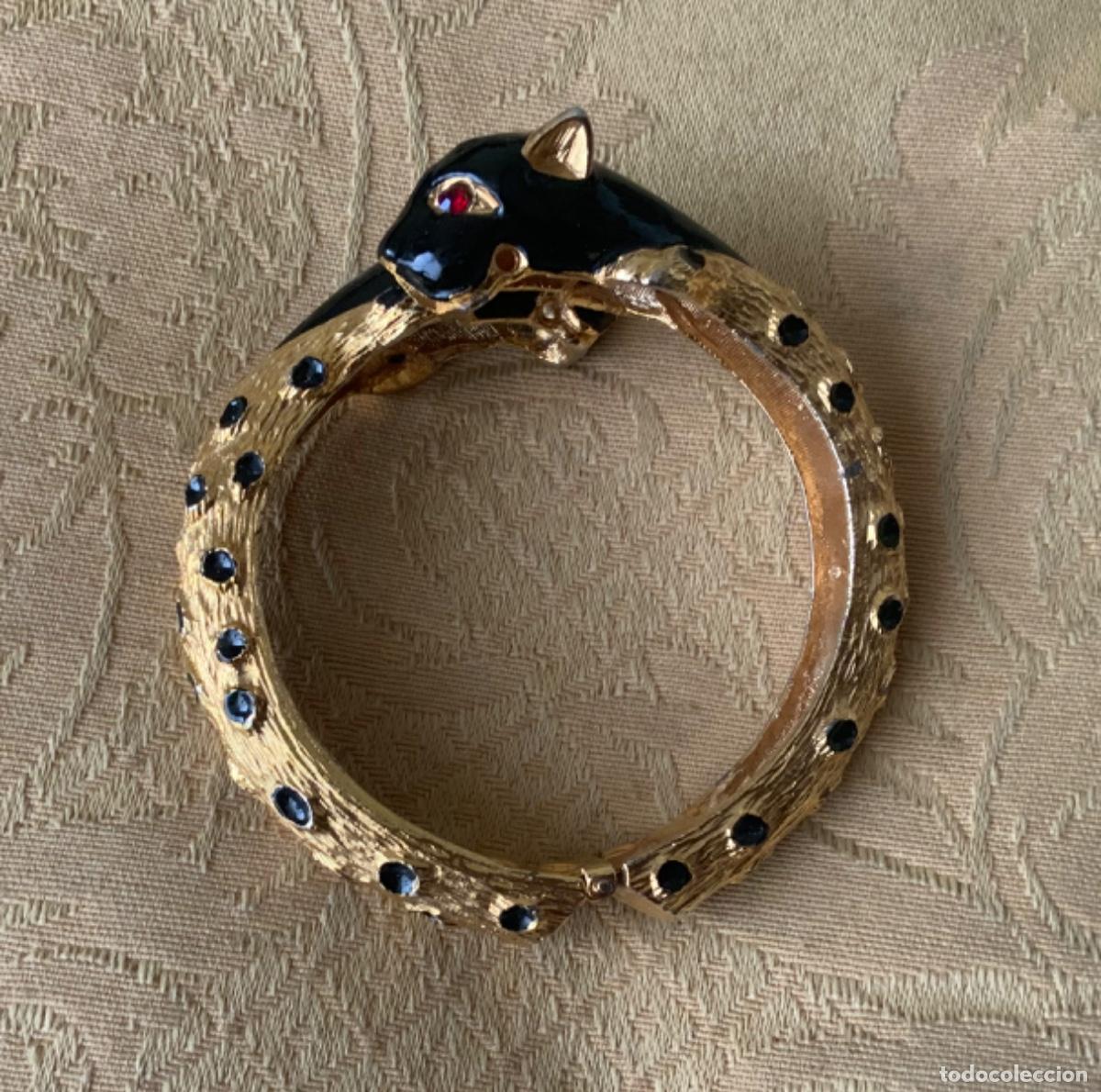 Vintage: PULSERA PANTERAS A&Ntilde;OS 70 - Foto 4
