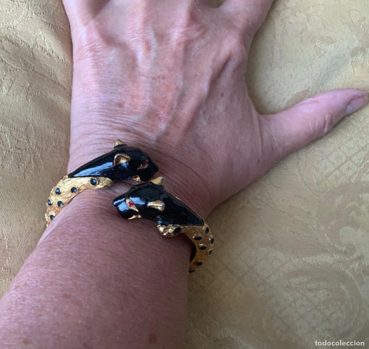 Vintage: PULSERA PANTERAS A&Ntilde;OS 70 - Foto 13
