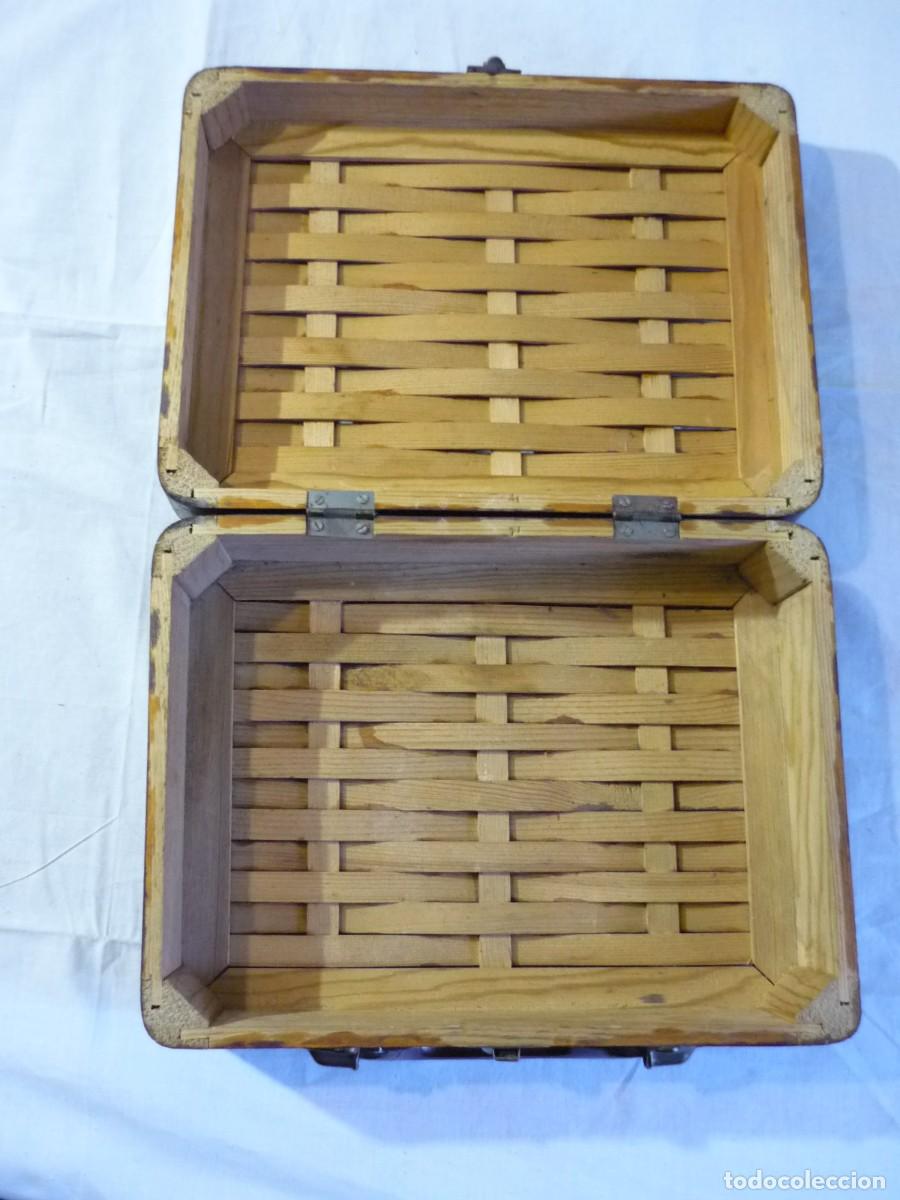 Vintage: Malet&iacute;n para Pic-Nic en madera - Foto 11