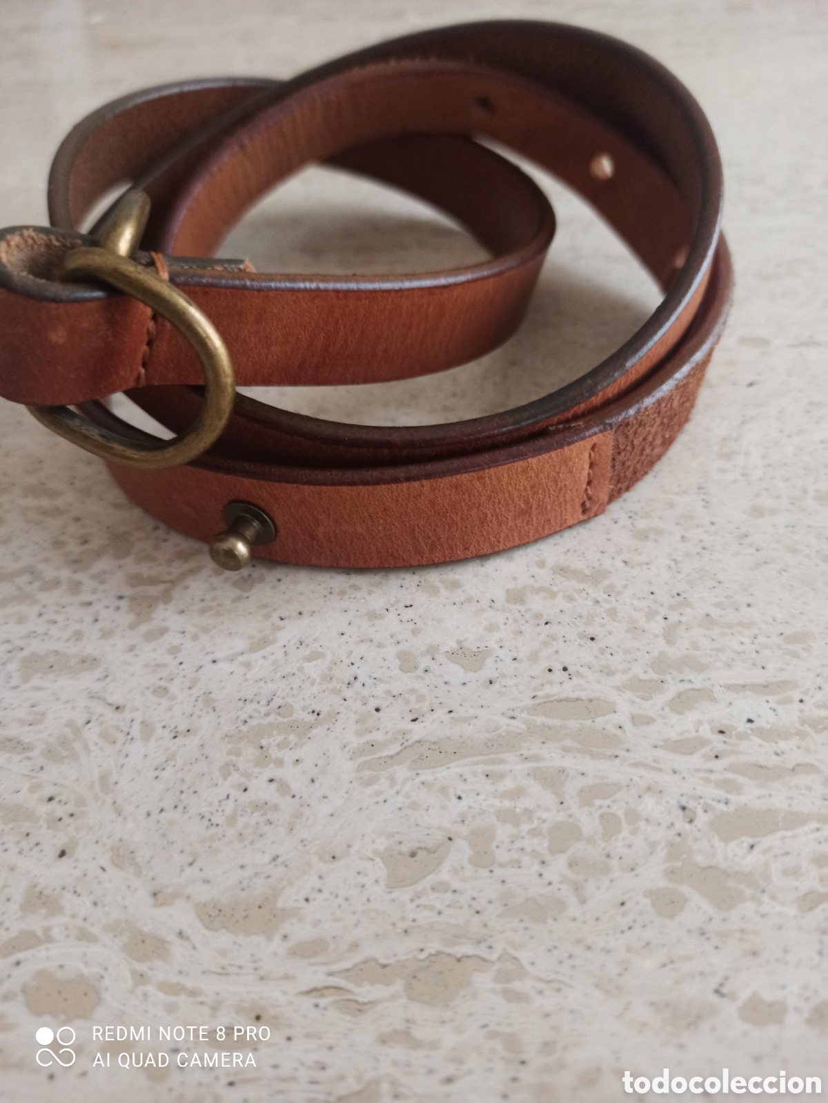 Vintage: Cintur&oacute;n de piel de dise&ntilde;o - Foto 4