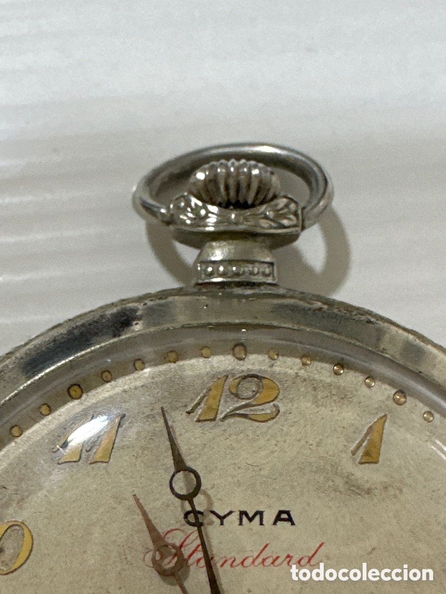 Vintage: RELOJ BOLSILLO CYMA - Foto 3
