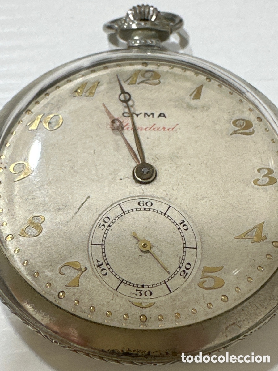 Vintage: RELOJ BOLSILLO CYMA - Foto 4