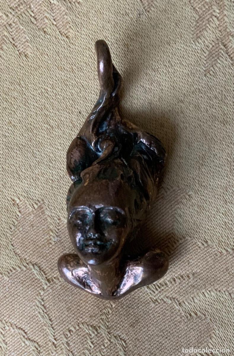 Vintage: COLGANTE ESCULTURA DE BRONCE - Foto 1